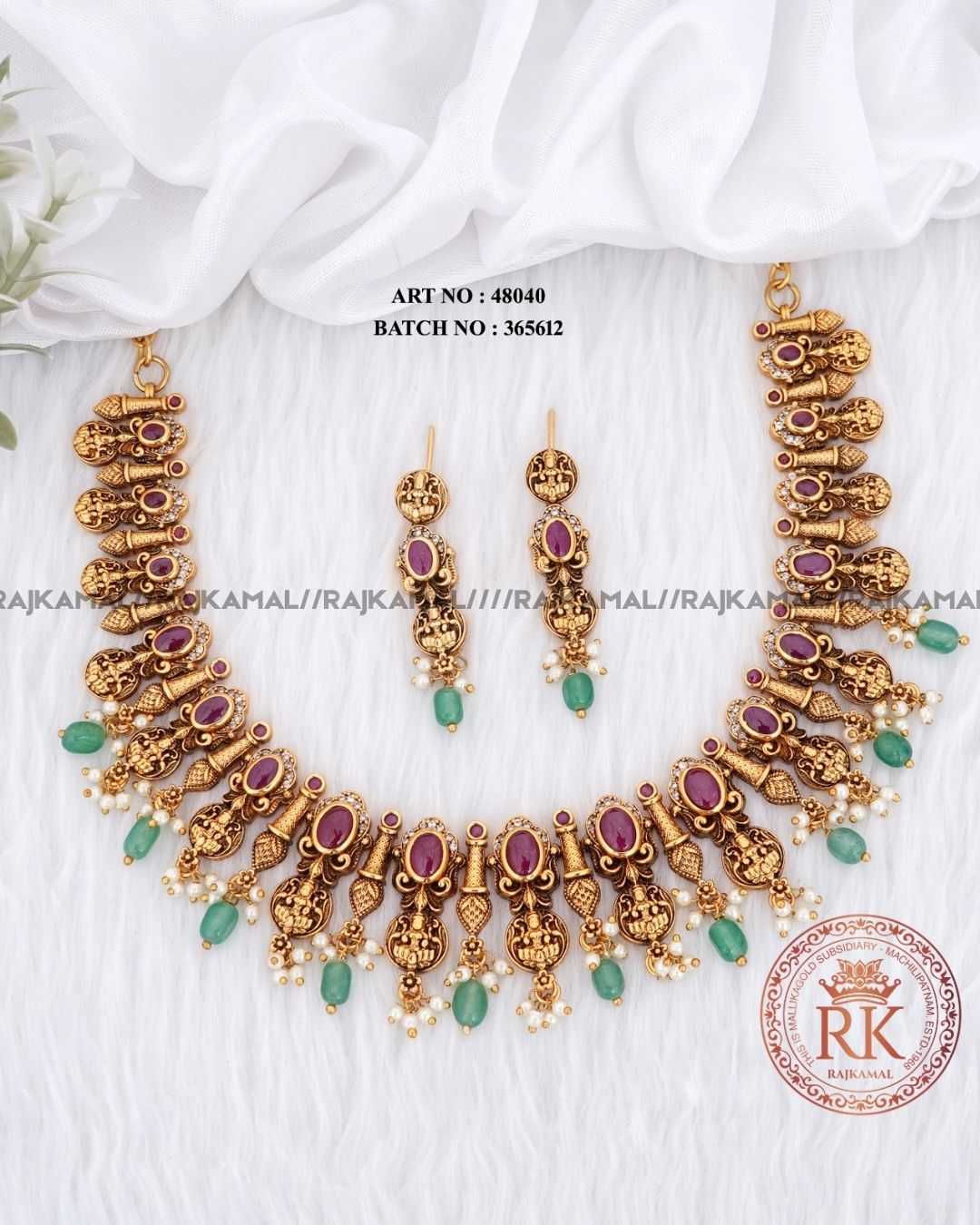 Lakshmi Devi Necklace Set