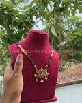 Royal Black Beads Necklace | Imitation Jewellery