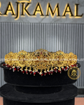 Premium Lakshmi Devi Vaddanam - Red Beads