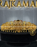 Premium Lakshmi Devi Vaddanam - Gold Beads