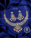 Premium Gold Plated Diamond Cut Necklace Set