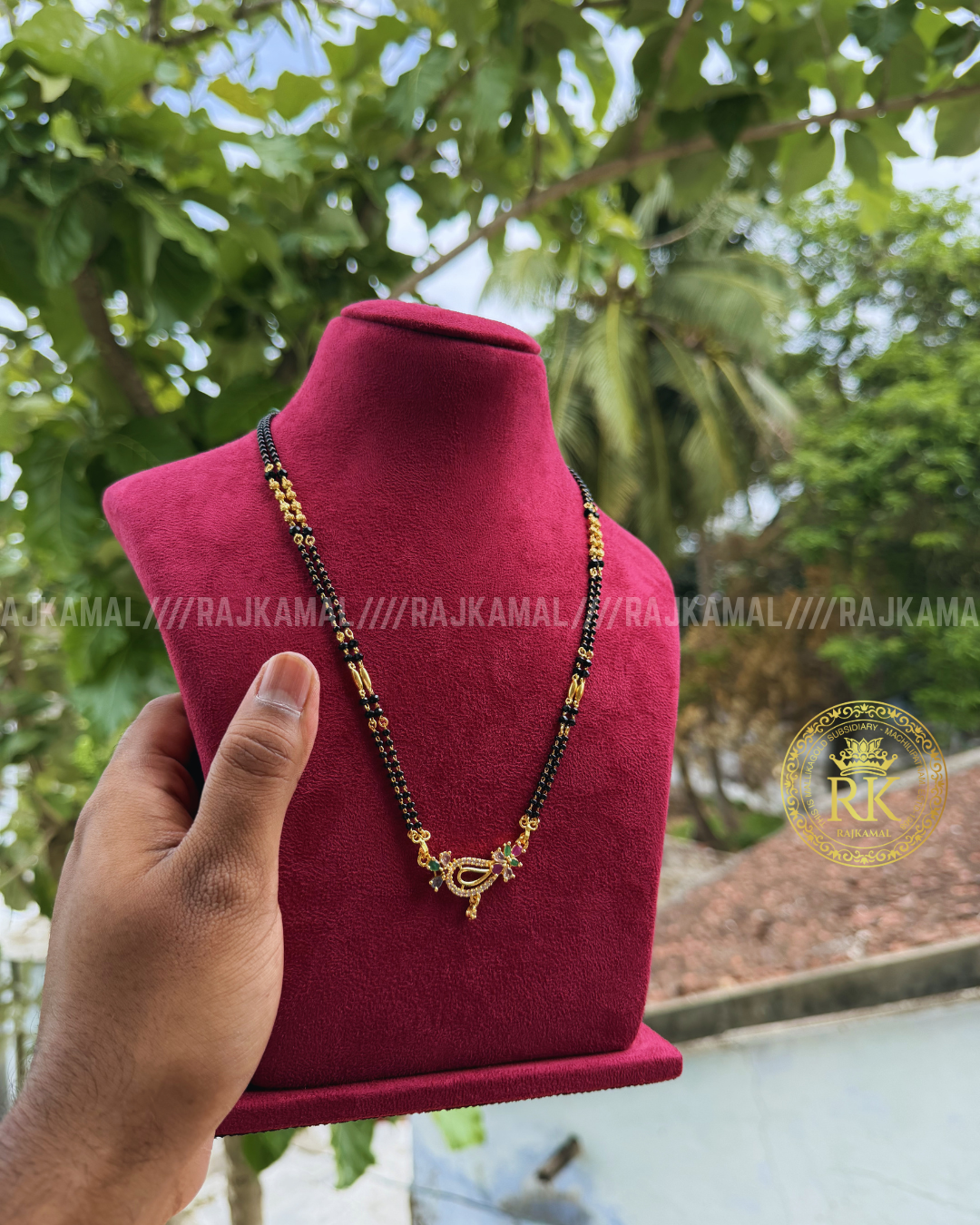 Minimalist Black Beads Necklace | Imitation Jewellery