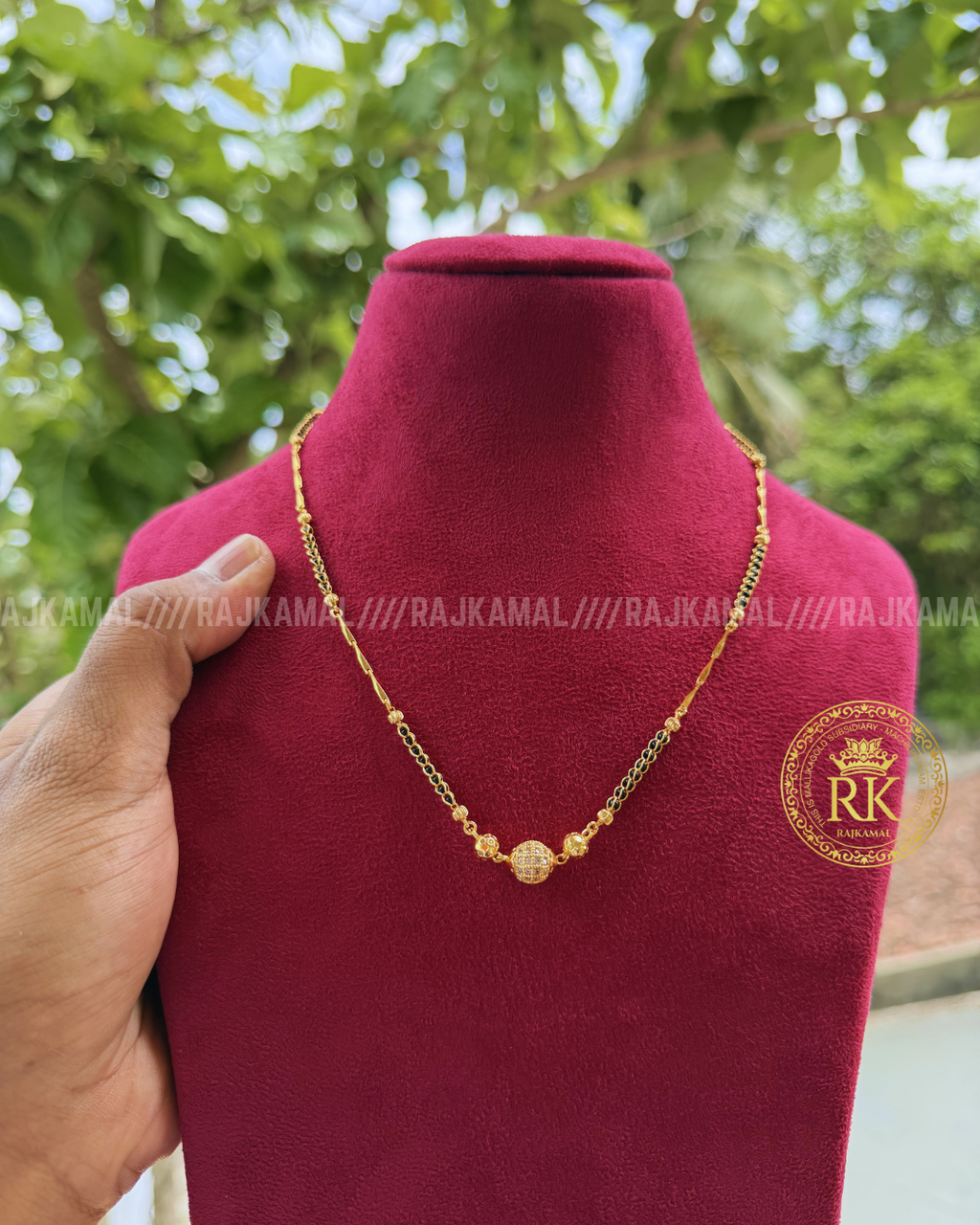 Ball Shapes Black Beads Necklace | Imitation Jewellery