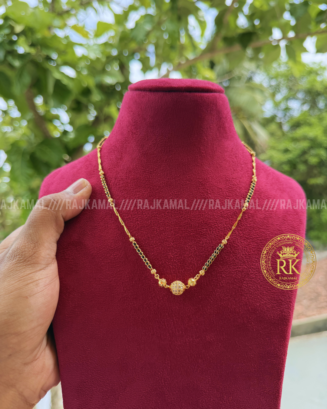 Ball Shapes Black Beads Necklace | Imitation Jewellery