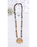 Triple Layered Black Beads Chain
