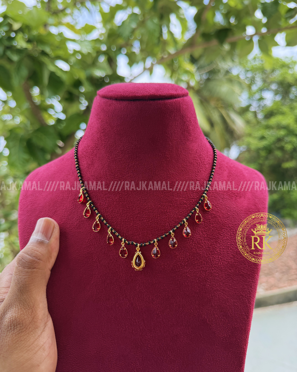Minimalist Colour Stone Black Beads | Imitation Jewellery