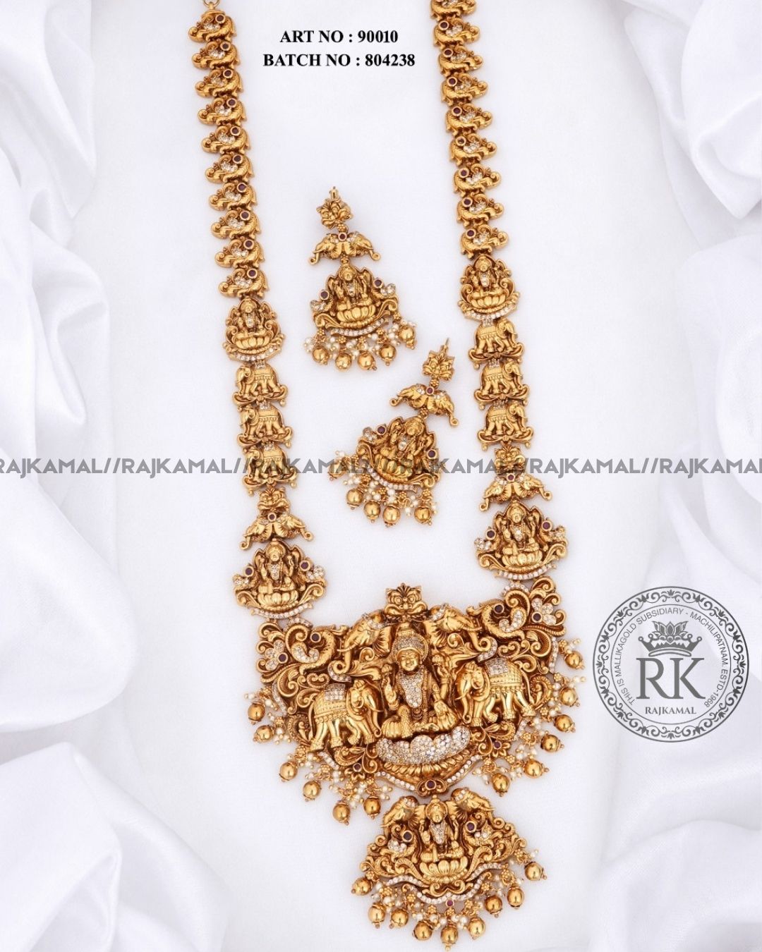 Premium Lakshmi Devi Necklace Set